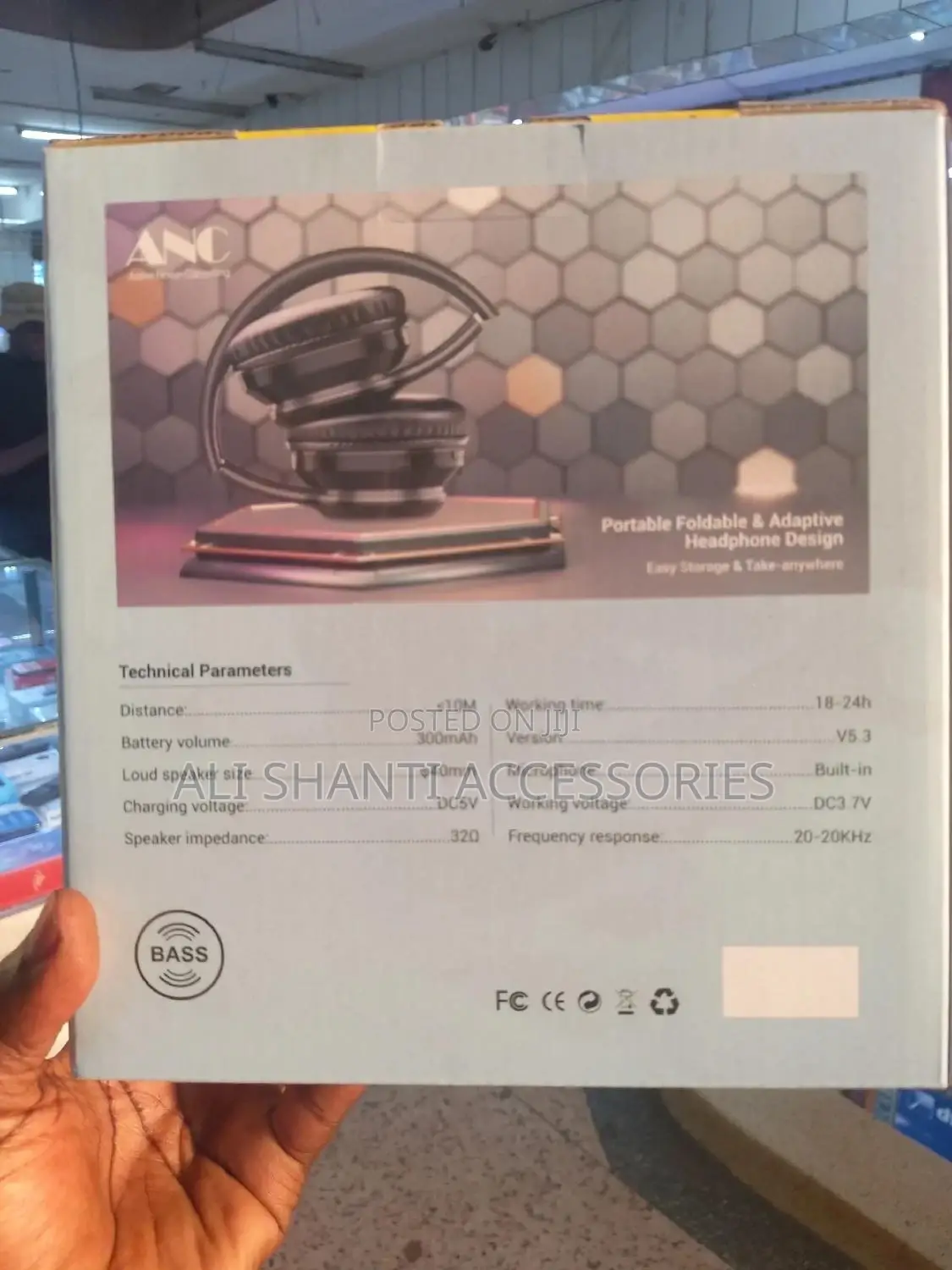 ANC Wireless/Bluetooth Headset/Super Bass/Noise Cancelation