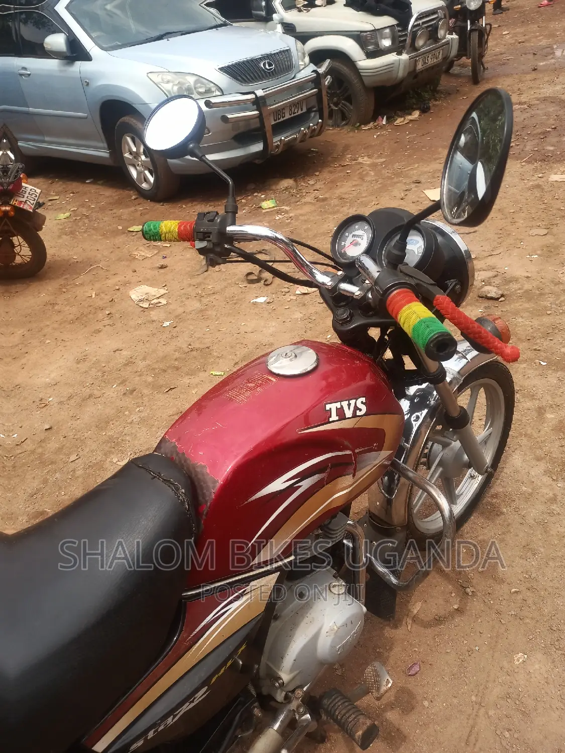 TVS XL 100 2017 Red