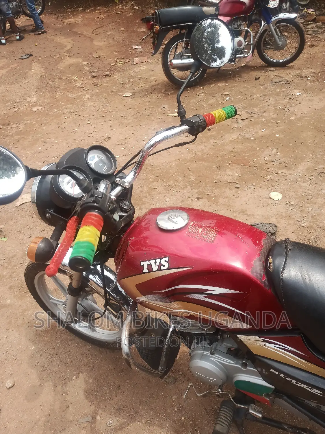 TVS XL 100 2017 Red