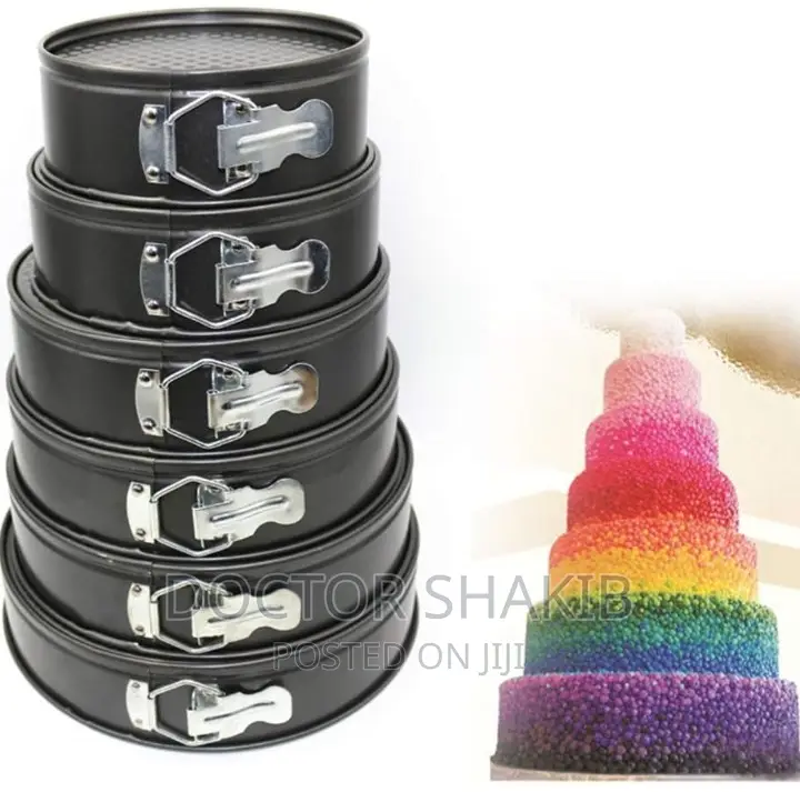 Bakeware Cake Tins, A Set Of 6pcs
