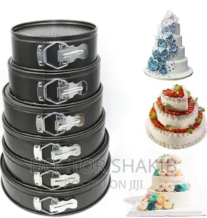 Bakeware Cake Tins, A Set Of 6pcs