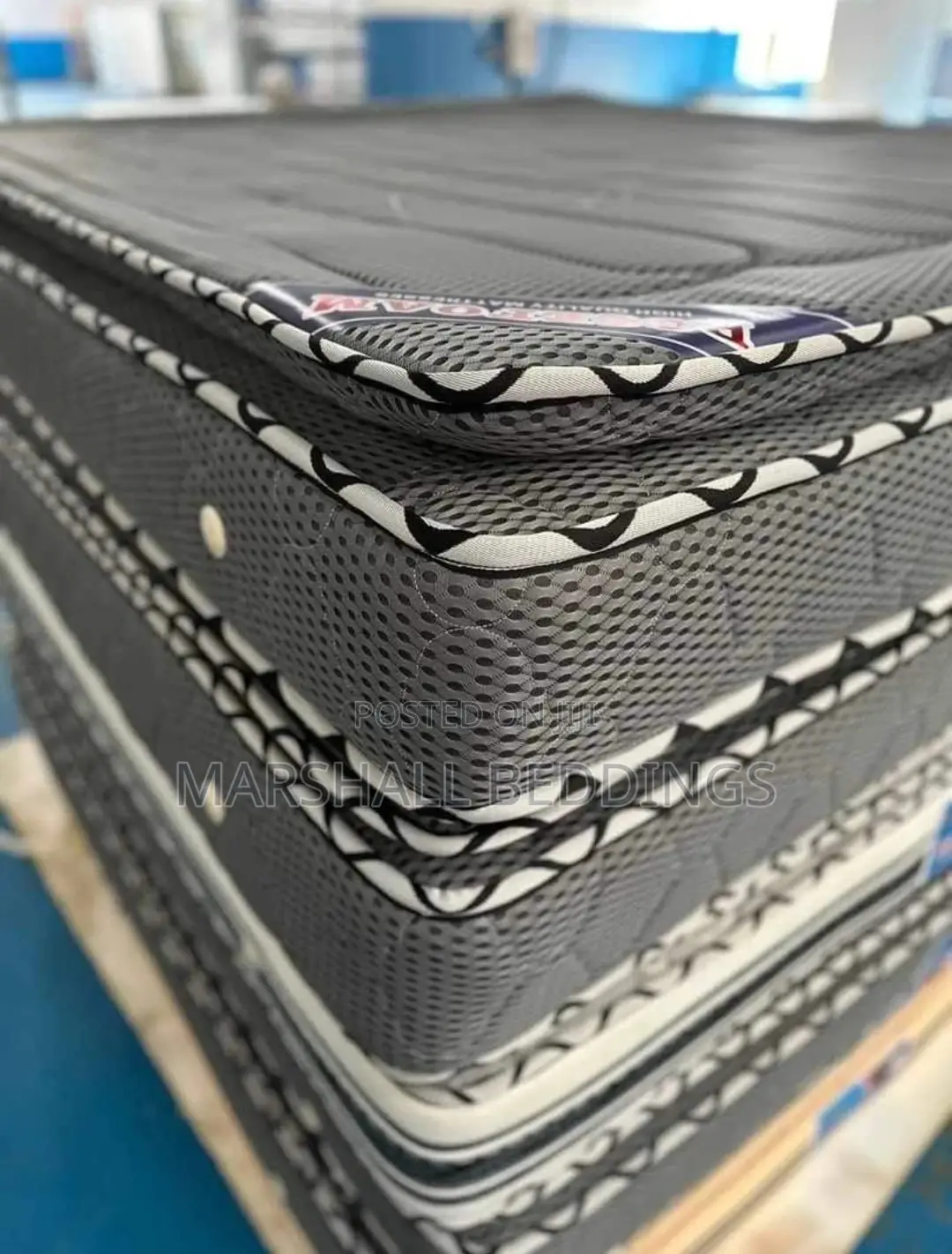 5by6by10inch Double Layer Soft Spring Mattress-gray