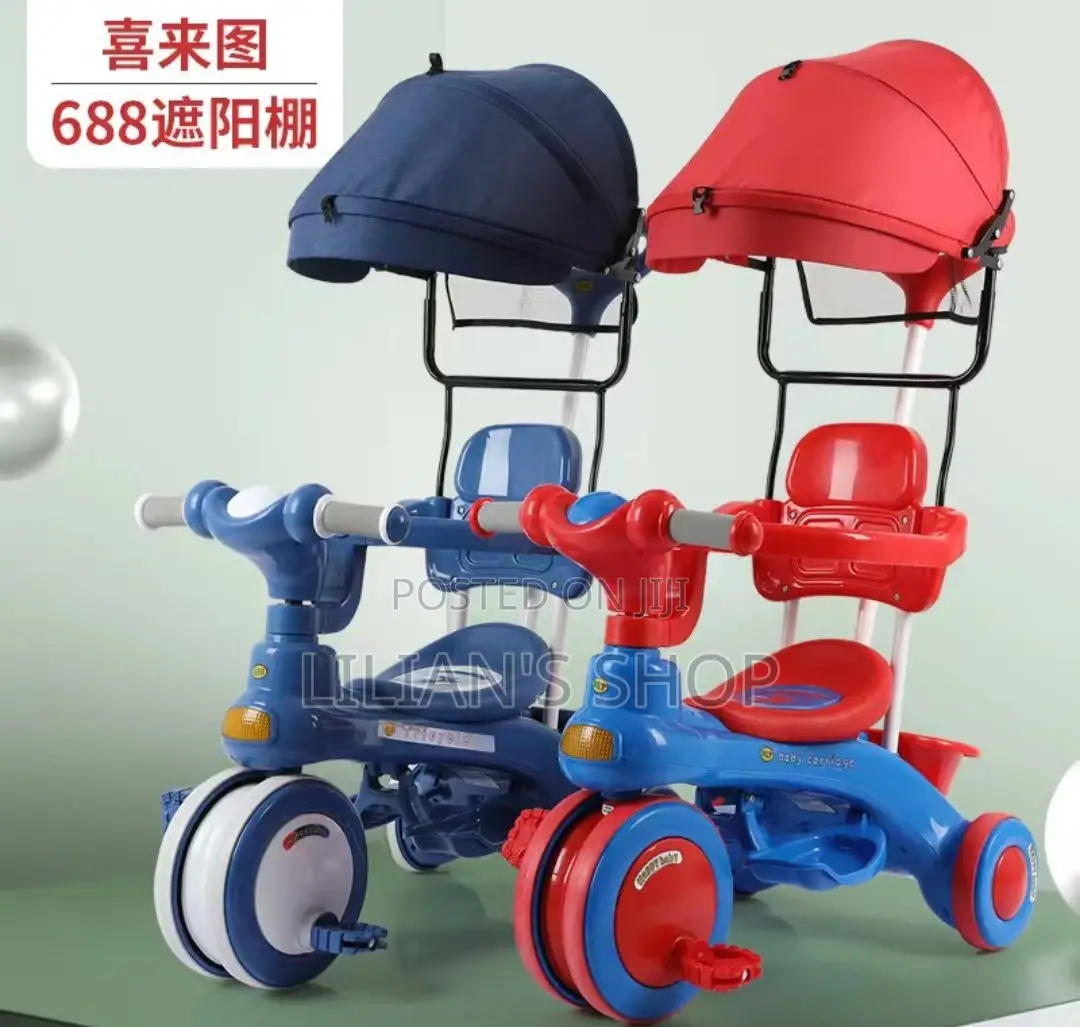 Kids Tricycle With an Umbrella