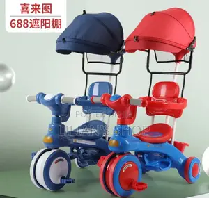 Kids Tricycle With an Umbrella