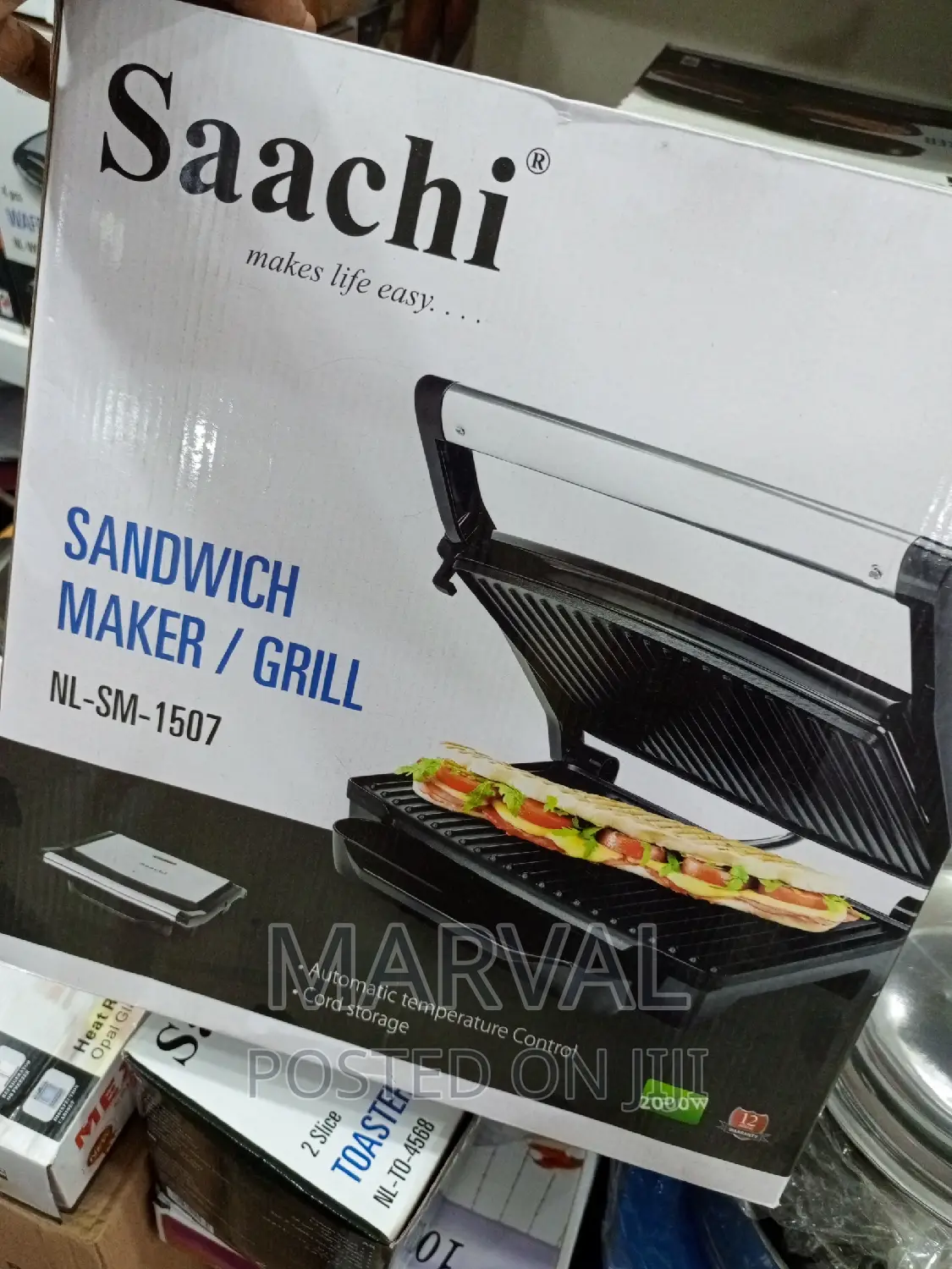 Saachi Sandwich Maker Press Grill