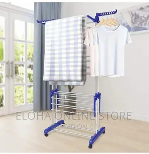Multifunctional Stainless Steel Foldable Clothes Drying Rack