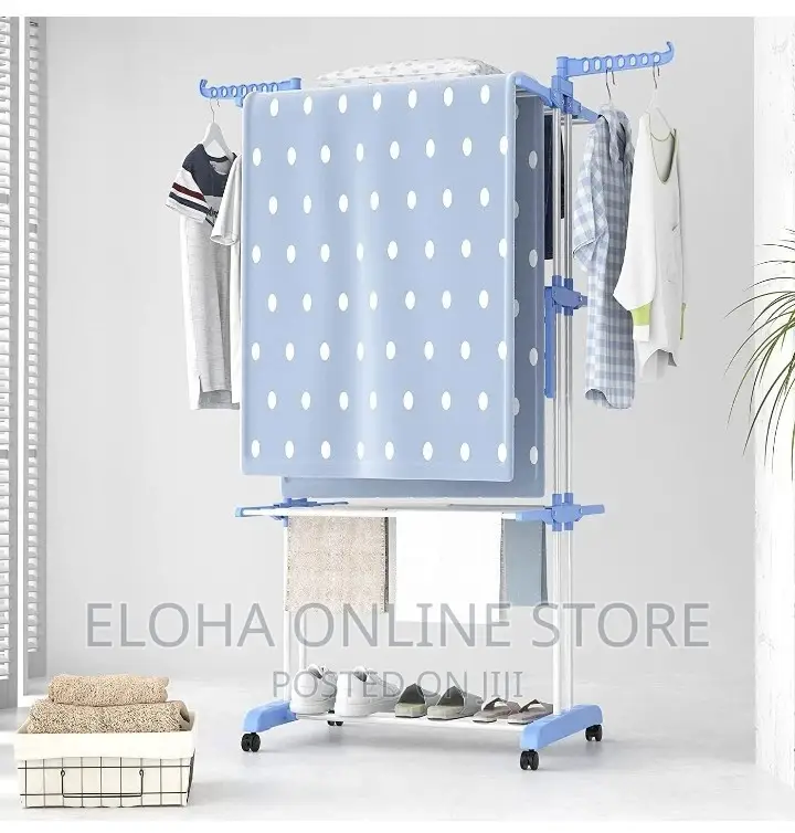 Multifunctional Stainless Steel Foldable Clothes Drying Rack