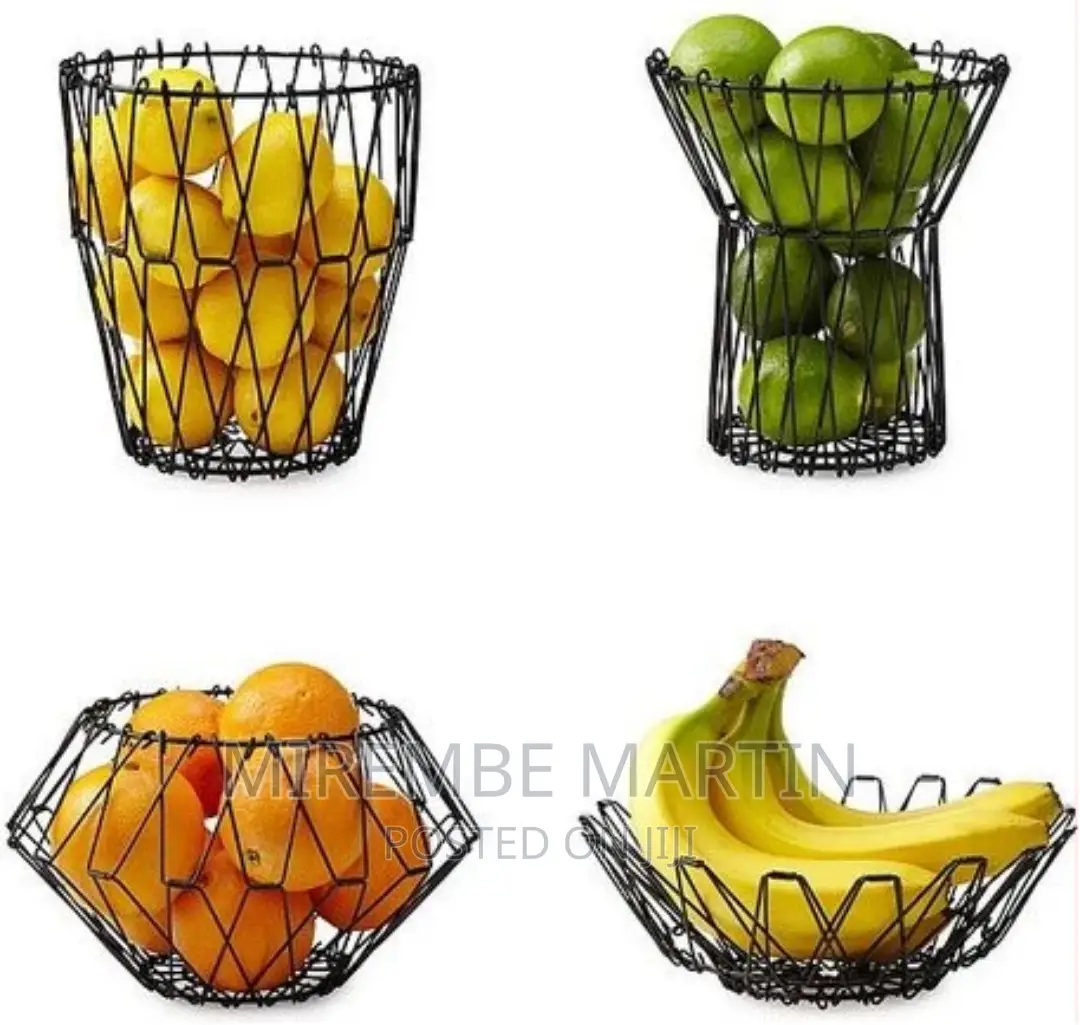 7in1 Adjustable Fruit Basket Bin Storage Organizer