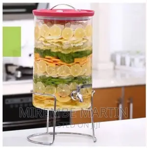 7.5litre Glass Water Jug, Juice Dispenser Can