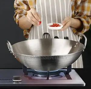 Stainless Steel Wok Frying Pan