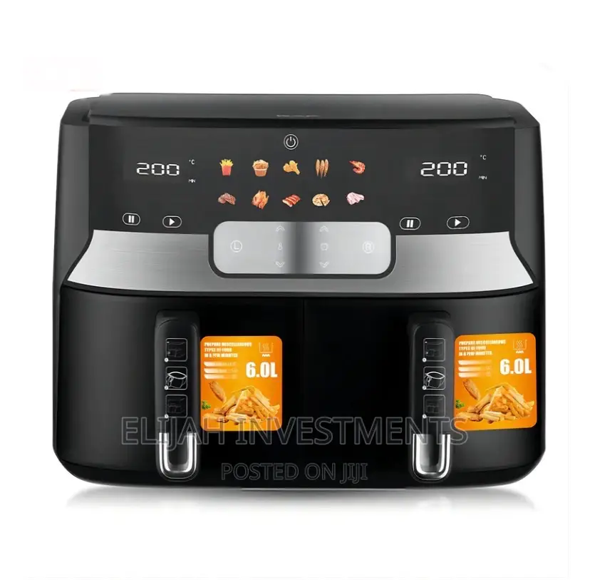 RAF 12L Digital Air Fryer With 2 Independent Baskets