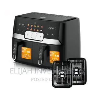 RAF 12L Digital Air Fryer With 2 Independent Baskets