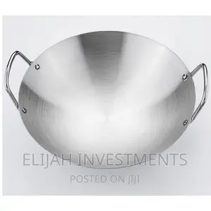 Stainless Steel Work Deep Frying Pan