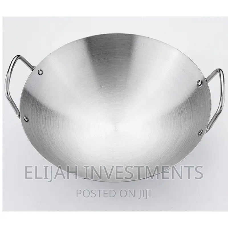 Stainless Steel Work Deep Frying Pan