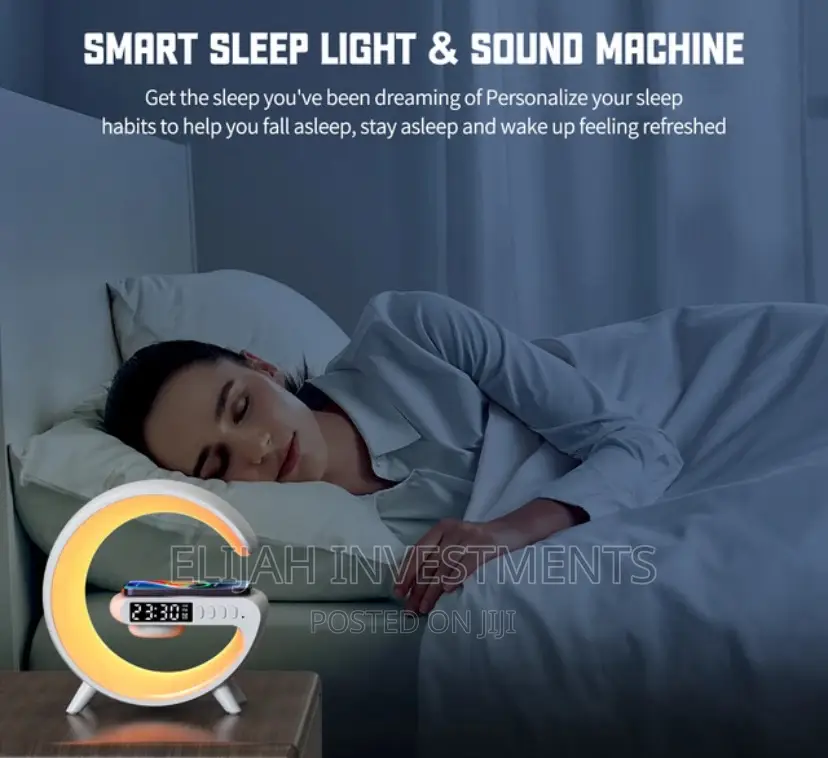 4in1 LED Wireless Charging With Speaker
