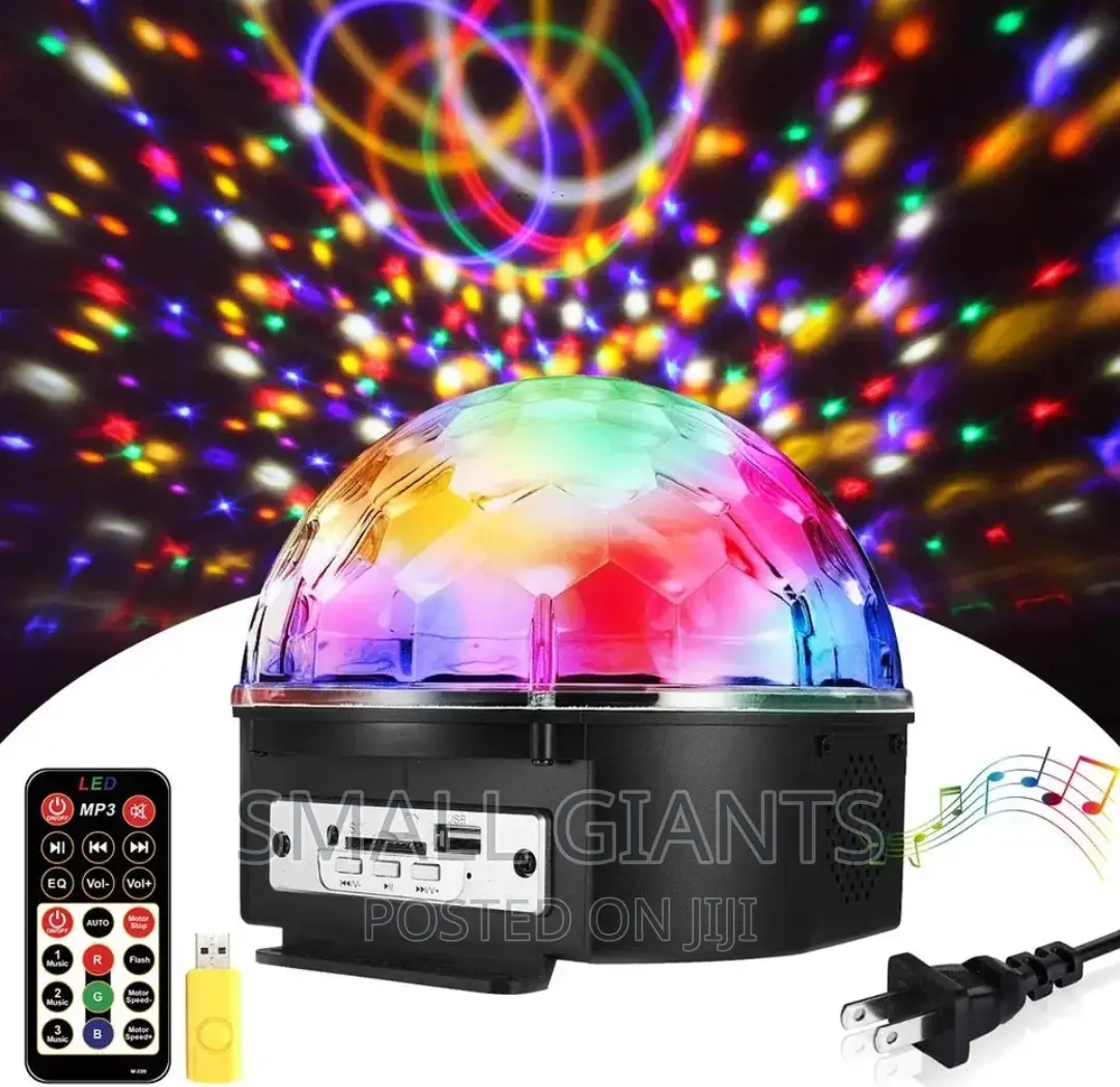 MP3+ Bluetooth Crystal Magic Ball LED Light