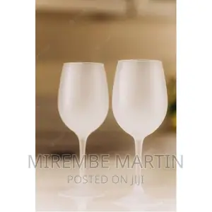 6 Pieces of Colored Juice Wine Frosted Glass With Ice Effect