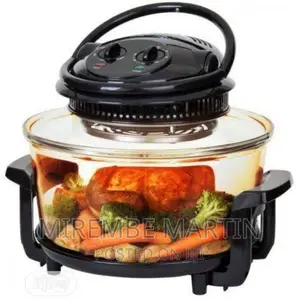 AVINAS 8 in 1 Halogen Microwave Oven Black