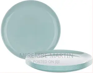 6 Pieces of Luminarc Round Plain Design Dinner Plates