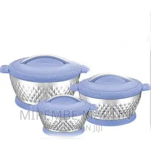 3pcs Insulated Hot Pot Dishes Food Warmer Casseroles