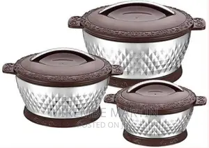 3pcs Insulated Hot Pot Dishes Food Warmer Casseroles