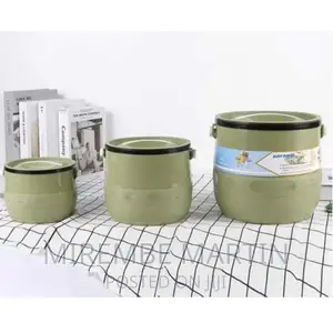Daydays 3 Pc Insulated Lunch Box Food Warmer Jar Storage