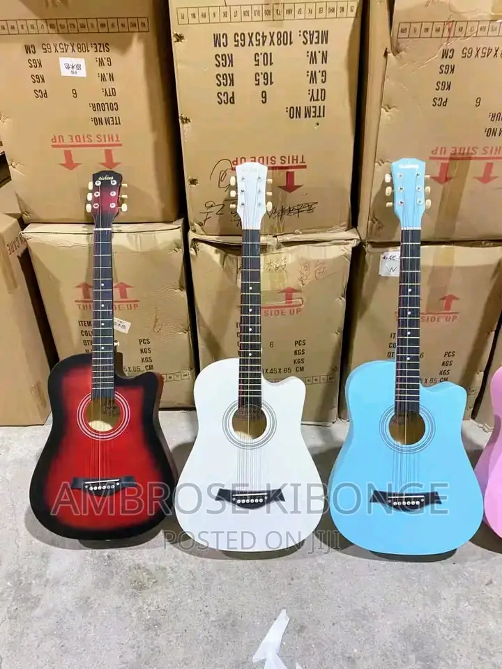 High Quality Multicolored Portable Acoustic Guitar Brands