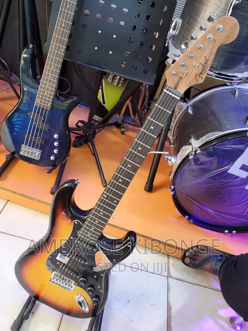 FENDER Right-Handed Solidbody Electric Guitar - Solo Guitar.