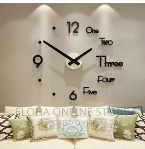 3D Modern Wall O'Clock