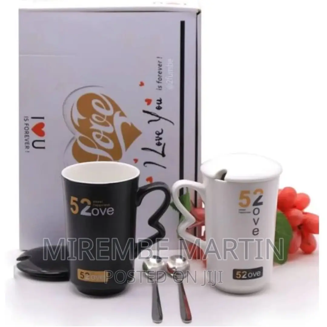 Breakfast Tea Cups Gift Set, 2pcs