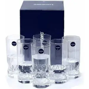 6 Pieces of Architectural Design Juice Glasses