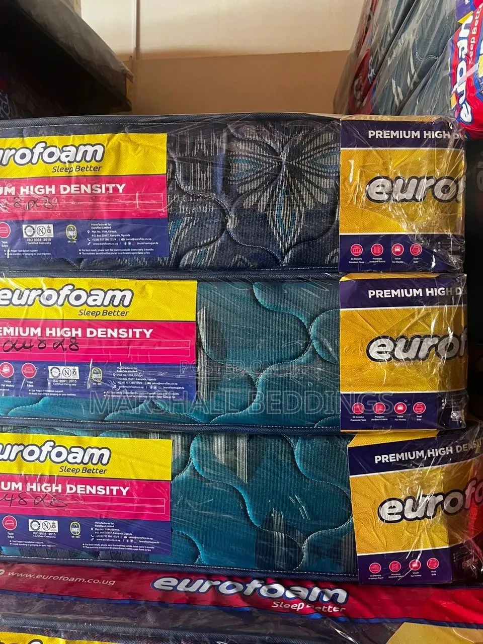 6by6/8inch Latex Euroform High Density Mattress