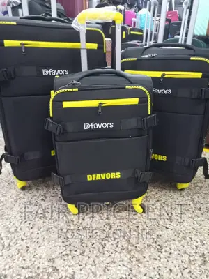 Original D Favors Cloth Suitcase.Extra Large.( Black)