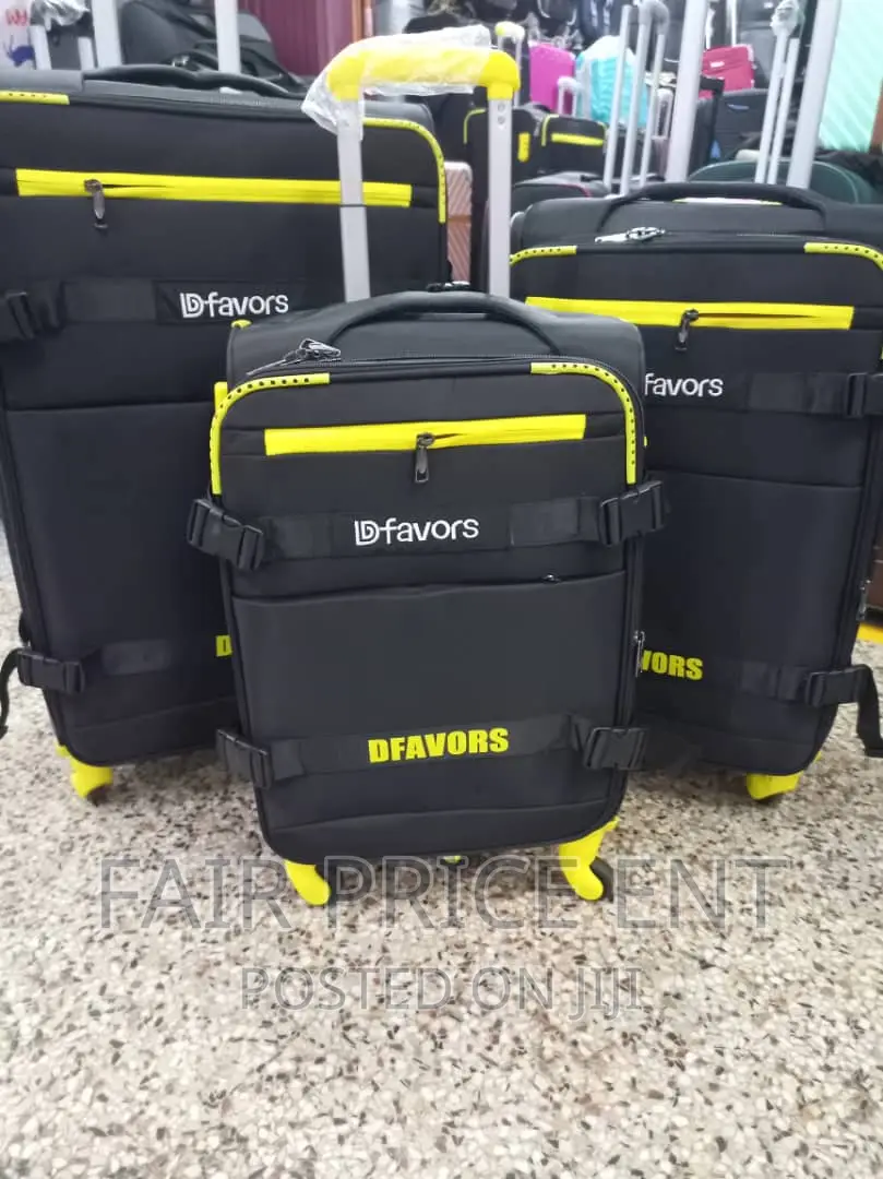 Original D Favors Cloth Suitcase.Extra Large.( Black)