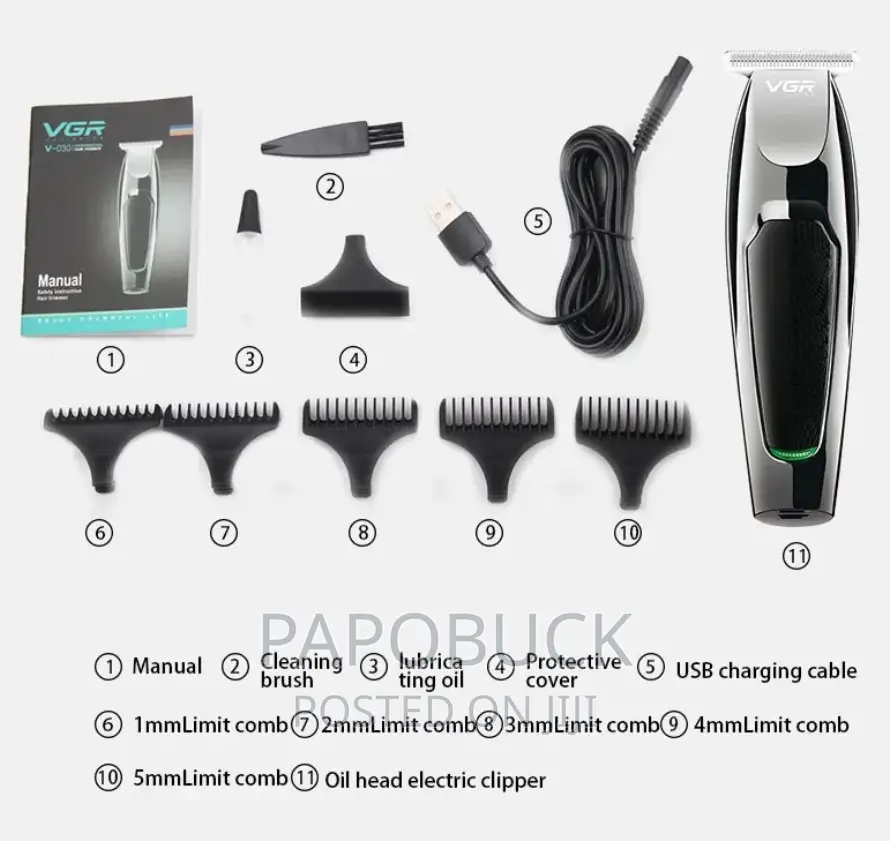 VGR Rechargeable Hair Clipper