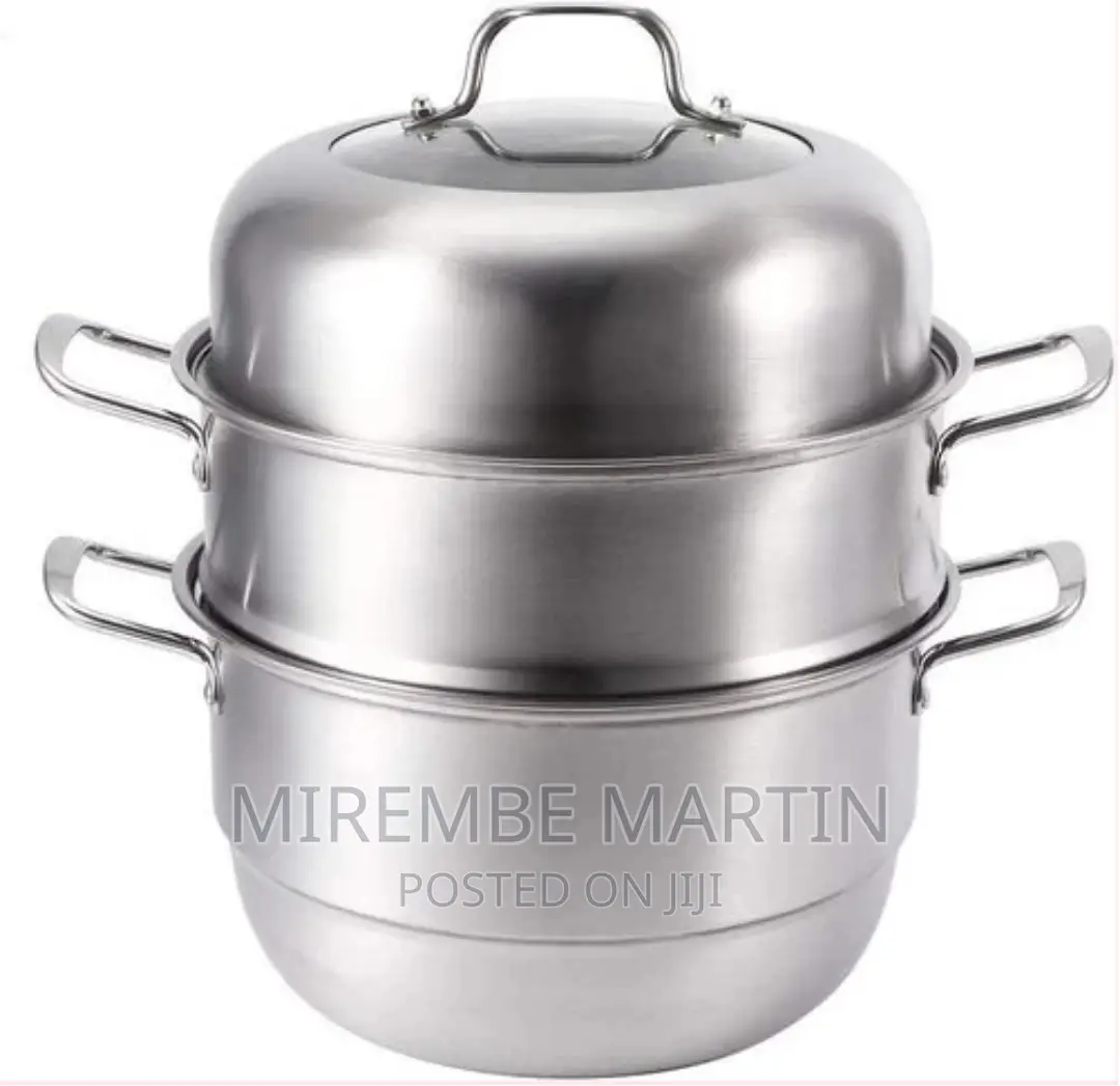 28cm3 Layerstainless Steel Food Saucepan and Steamersoup Pot