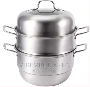 28cm3 Layerstainless Steel Food Saucepan and Steamersoup Pot
