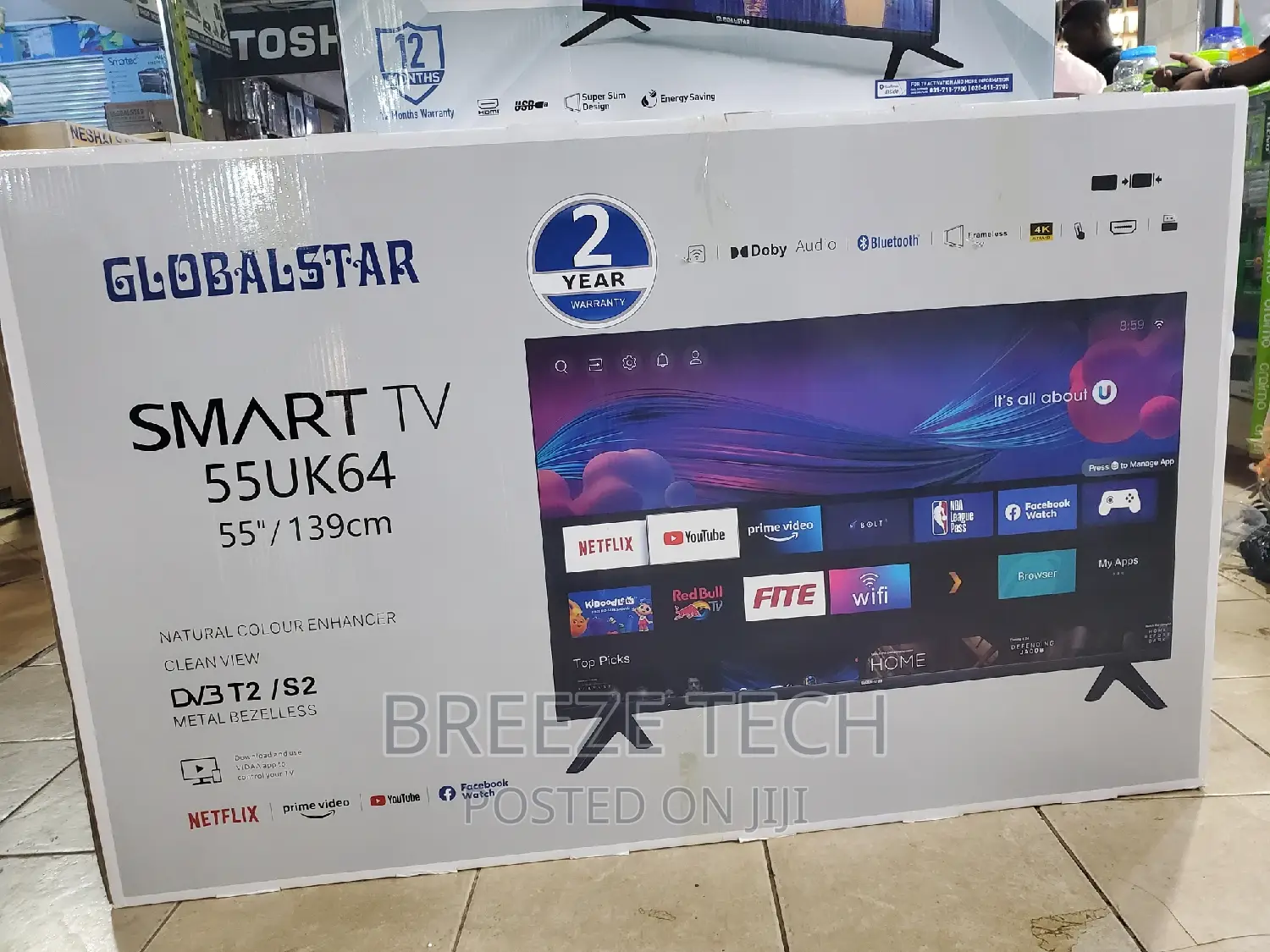 Globalstar Tv 55"Inch Smart
