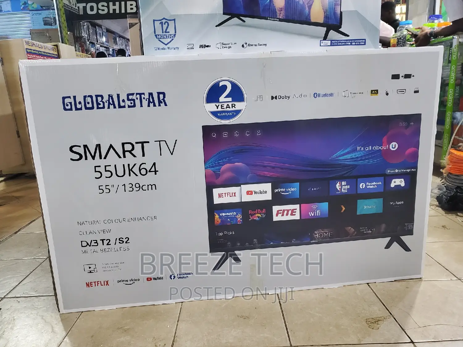 Globalstar Tv 55"Inch Smart