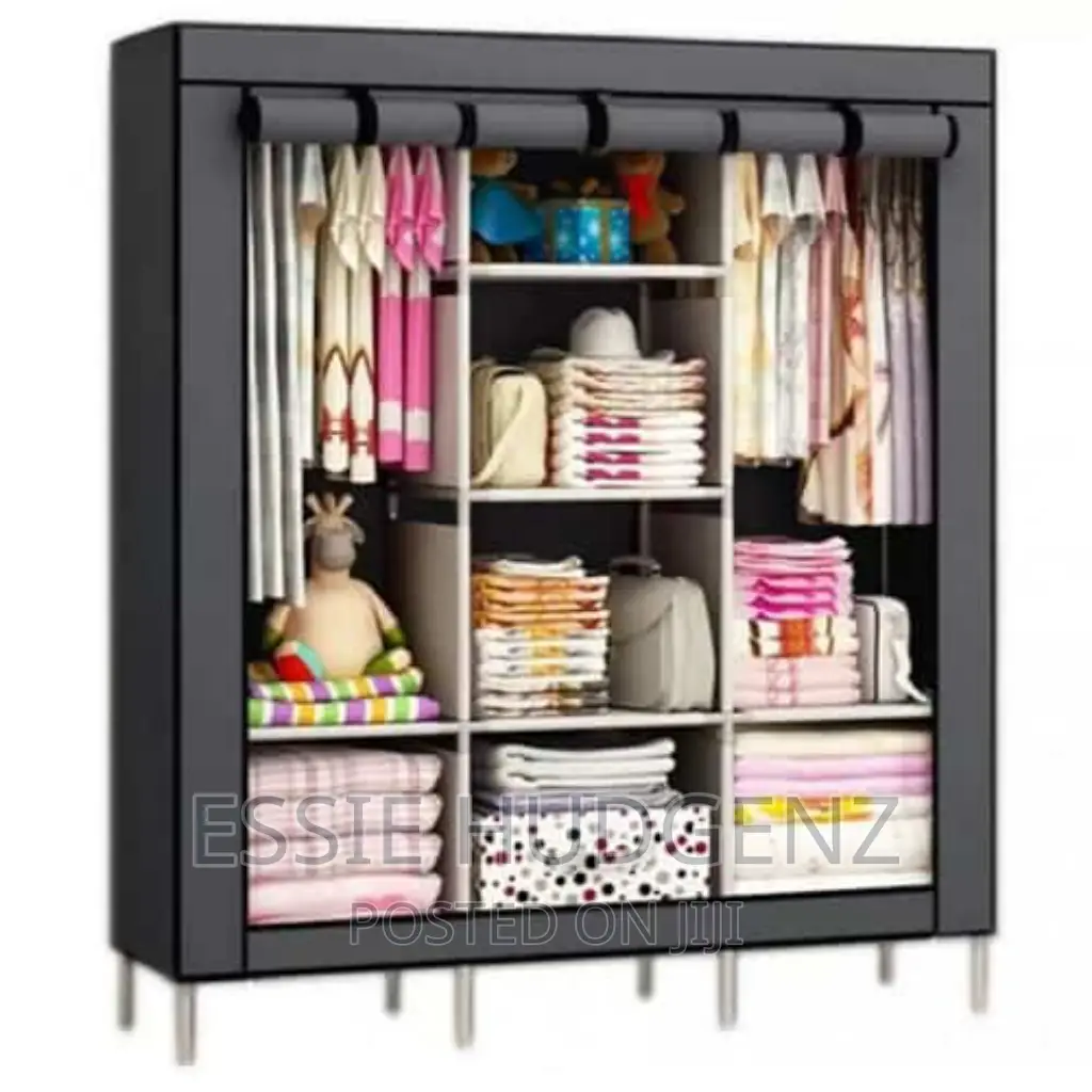 Portable Metallic Wardrobe