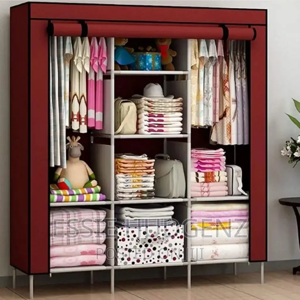 Portable Metallic Wardrobe