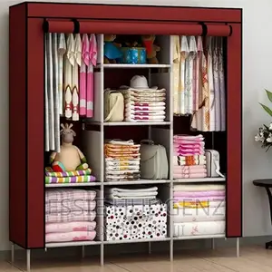 Portable Metallic Wardrobe