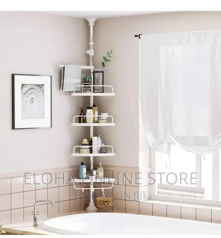 4 Tier Bathroom Corner Shelf Organizer