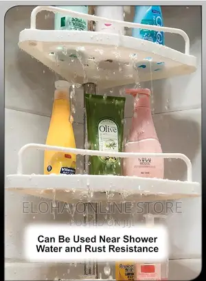 4 Tier Bathroom Corner Shelf Organizer