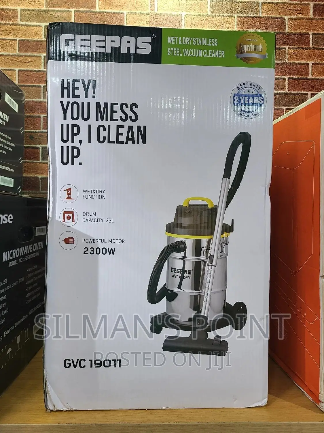 Geepas Vacuum Cleaner Wet and Dry