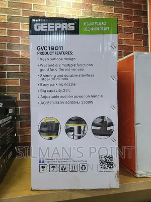 Geepas Vacuum Cleaner Wet and Dry