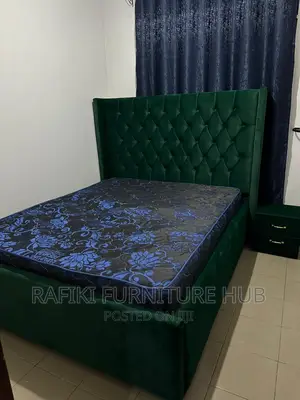 Royal Bed / Fabric Bed / 5by6 / Wooden Bed / Best Furniture
