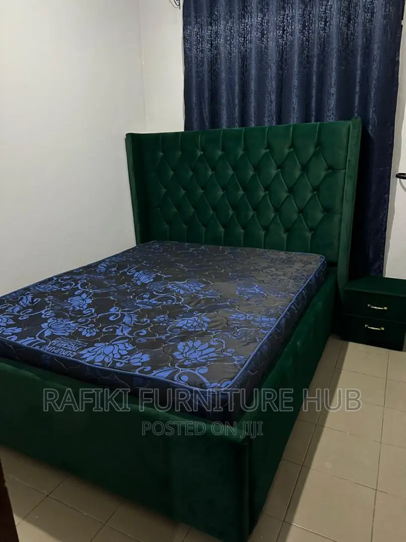 Royal Bed / Fabric Bed / 5by6 / Wooden Bed / Best Furniture