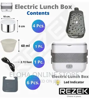 Electric Cooking Lunch Box 2 Layers 2 Litres