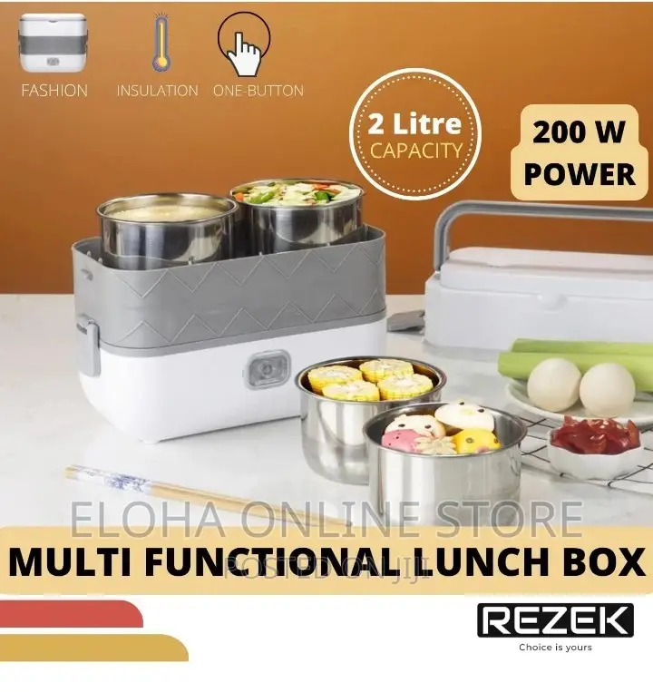 Electric Cooking Lunch Box 2 Layers 2 Litres